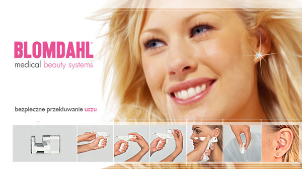 Kolczyki dla dzieci. Przekłuwanie uszu systemem Blomdahl.